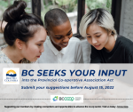 BC seeks input co-operative act